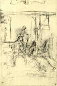 The death of Ivan Mazepa. Sketch