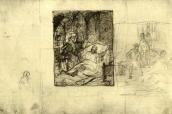 The death of Ivan Mazepa. Sketch (2)