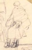 Catholic monk. Sketch (1)