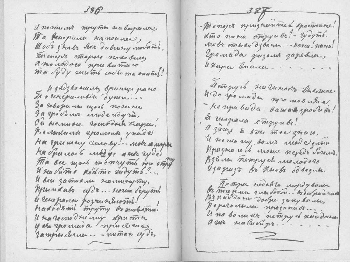 «Мала книжка» Т. Шевченка. С. 386 –…
