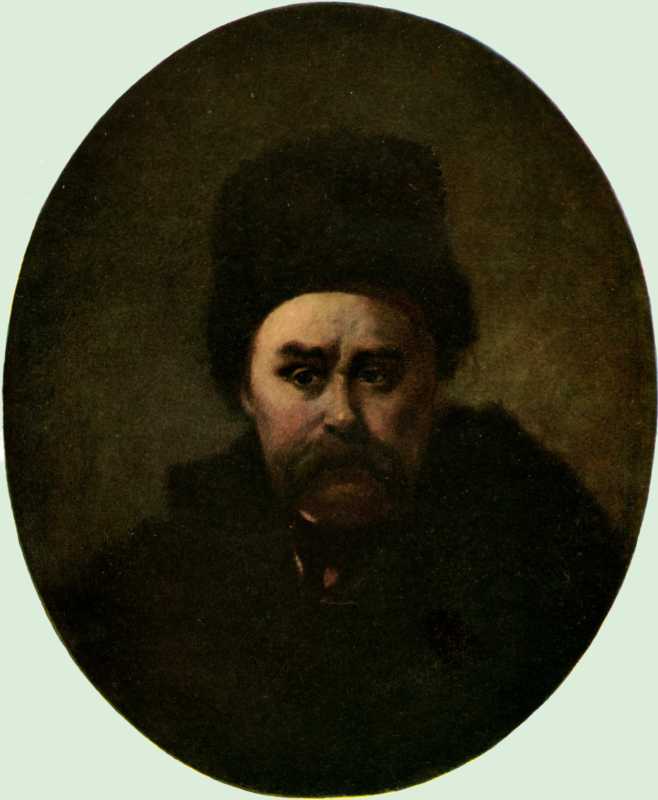 Taras Shevchenko. Self-portrait 1861